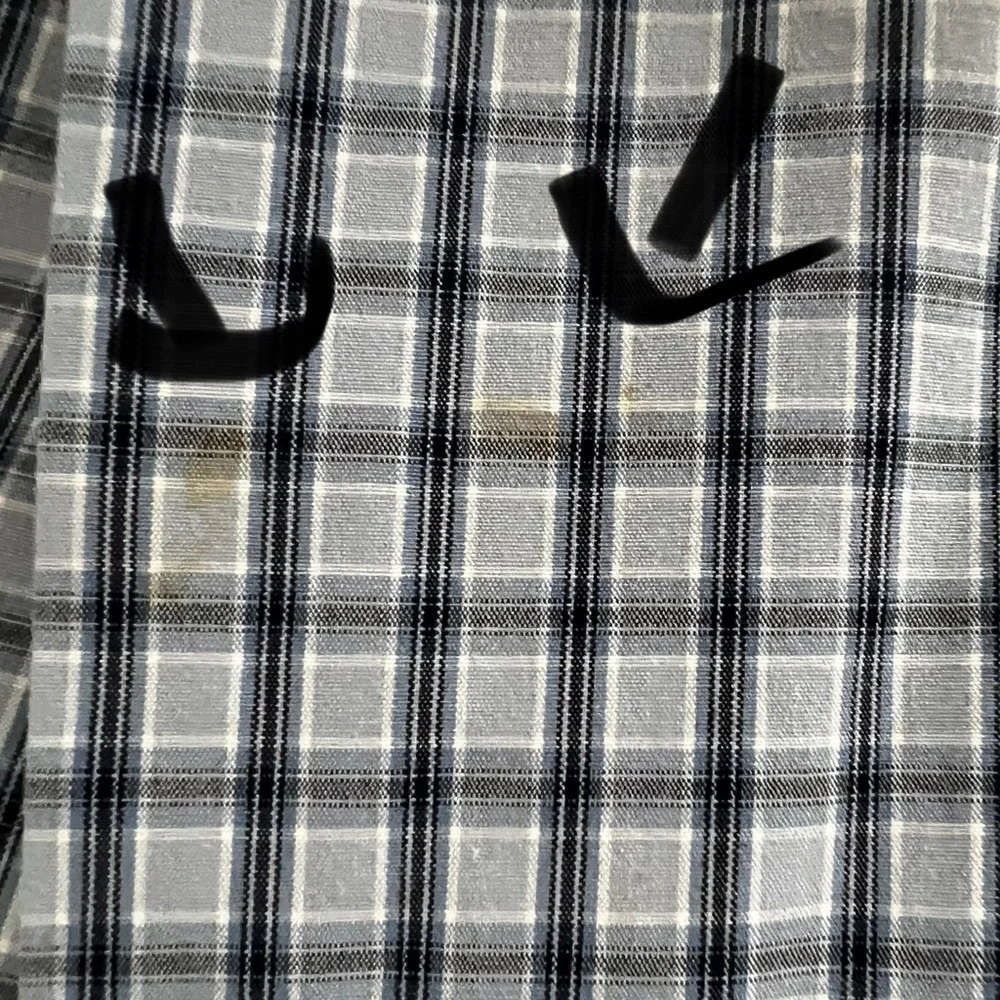 $15 SALE Ralph Lauren Blake Cotton Designer‎ Shirt Men XL Blue Check Long Sleeve